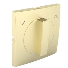   90761_TDU Fedlap forgócsapos nyomógombhoz, fel/le jellel arany