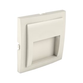   90782_TMF Fedlap irányfényes aljzathoz, elefántcsont színű