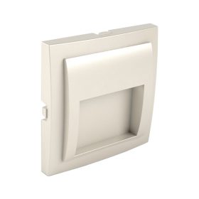   90782_TPE Fedlap irányfényes aljzathoz, gyöngyház színű