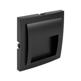 90782_TPM Fedlap irányfényes aljzathoz, fekete színű