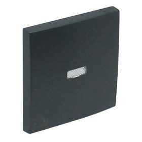   90795_TIS Egyes billentyű jelzőfényes csengő jellel szürke