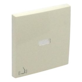   90795_TMF Egyes billentyű jelzőfényes csengő jellel elefántcsont