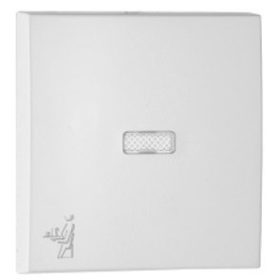   90796_TBR Egyes billentyű jelzőfényes pincér jellel fehér