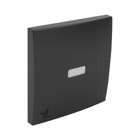   90796_TPM Egyes billentyű jelzőfényes pincér jellel fekete