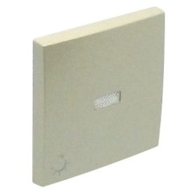   90797_TPE Egyes billentyű jelzőfényes lámpa jellel gyöngyház