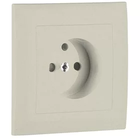   90904_TPE Fedlap kerettel francia csatlakozóaljzathoz gyöngyház