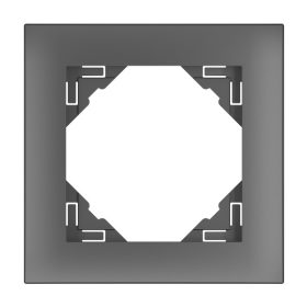 90910_TIS AQUARELLA Egyes keret, szürke