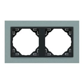 90920_TAS ANIMATO Kettes keret, alumínium/szürke