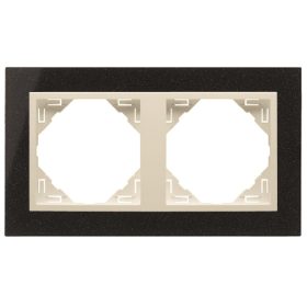 90920_TGP PETRA Kettes keret, gránit/gyöngyház