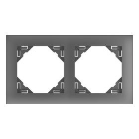 90920_TIS AQUARELLA Kettes keret, szürke