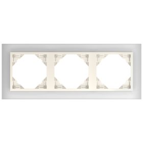 90930_TCP Crystal Hármas keret, kristály/gyöngyház