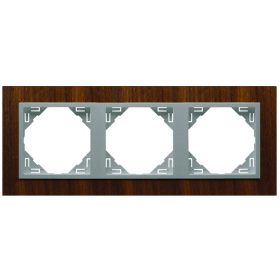 90930_TNA ARBORE Hármas keret, dió/alumínium