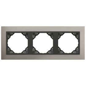 90930_TUS METALLO Hármas keret, alumínium/szürke