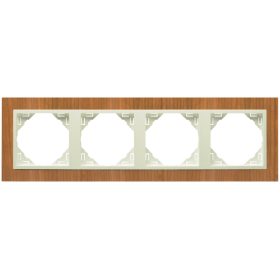 90940_TJP ARBORE Négyes keret, cseresznye/gyöngyház