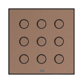 MSB3-90/CC Fém fali vezérlő, antik réz