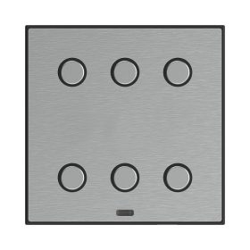 MSB3-60/SS Fém fali vezérlő, ezüst