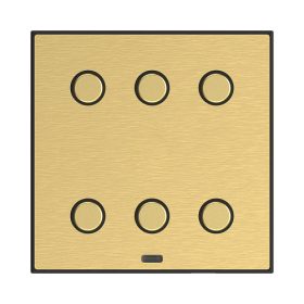 MSB3-60/GG Fém fali vezérlő, sárgaréz