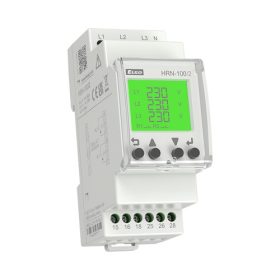   HRN-100/2 - Többfunkciós feszültségfelügyeleti relé 3 fázisra LCD kijelzővel
