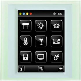   EST3-AGWL/BIC Érintőképernyős vezérlő Fehér Üveg/Jég