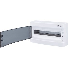   ECT18PT DIDO-E 1x18 modulos elosztó szekrény, falra szerelhető, átlátszó ajtóval