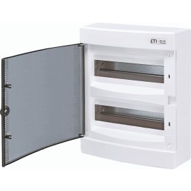   ECT-24PT Falra szerelhető műanyag elosztó szekrények, IP40