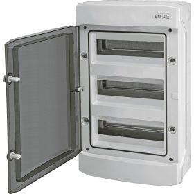 ECH-36PT kültéri műanyag szekrény. 36modul, IP65