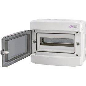 ECH-12PT kültéri műanyag szekrény, 12 MODUL, IP65