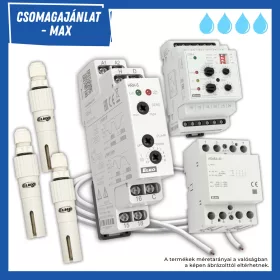   Vízszintszabályzó Max (1x HRH-5, 3x SHR-2, 38m  D05V-K, 1x COS-2/400V, 1x VS463-40/230V)
