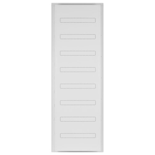 Fém elosztószekrény, süllyesztett, 144M, 8-soros, maszkolt, IP 30