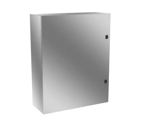 Rozsdamentes fém elosztószekrény, AISI 430, IP65, 1000x800x320