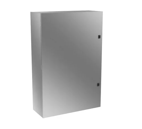 Rozsdamentes fém elosztószekrény, AISI 430, IP65, 1200x800x320