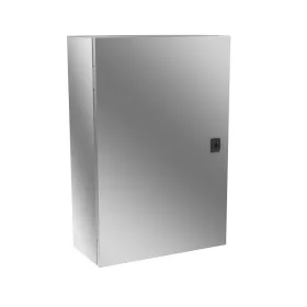   Rozsdamentes fém elosztószekrény, AISI 430, IP65, 600x400x200