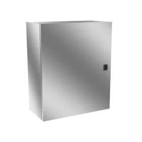   Rozsdamentes fém elosztószekrény, AISI 430, IP65, 600x500x260